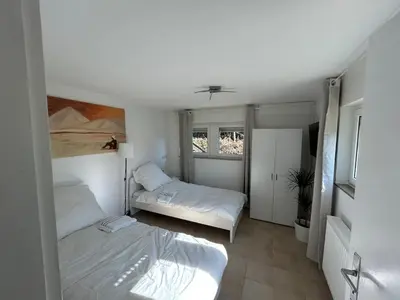 Ein Bett oder Betten in einem Zimmer der Unterkunft Home Feeling Appartment