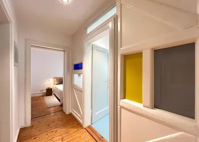 Ein Bett oder Betten in einem Zimmer der Unterkunft Ferienwohnung Altmühle