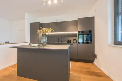 Küche/Küchenzeile in der Unterkunft Schlossberg Maisonette NEU Terrasse Ausblick
