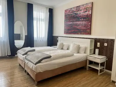 Ein Bett oder Betten in einem Zimmer der Unterkunft Ludwigs
