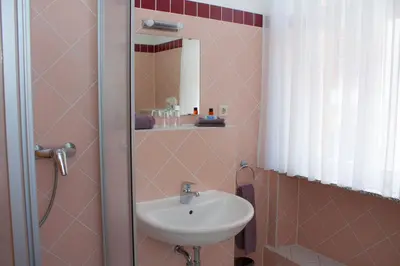 Ein Badezimmer in der Unterkunft Ludwigs