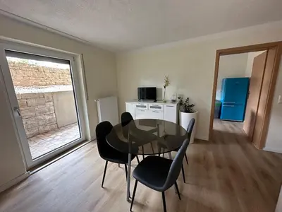 TV/Unterhaltungsangebot in der Unterkunft Wohnung B2