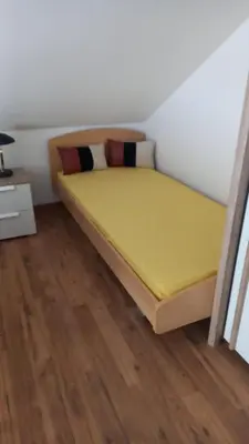 Ein Bett oder Betten in einem Zimmer der Unterkunft Auszeit auf dem Land