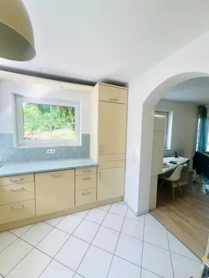 Grundriss der Unterkunft Moderne & gemütliche Ferienwohnung mit Terasse in Nieder-Olm