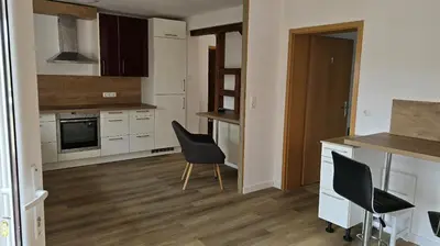 Küche/Küchenzeile in der Unterkunft Ferienwohnung Regina