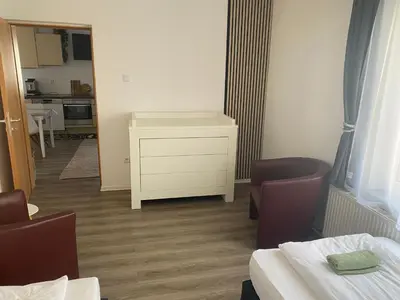 Küche/Küchenzeile in der Unterkunft Ferienwohnung Venningen