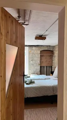 Ein Bett oder Betten in einem Zimmer der Unterkunft Villa Mediterrane - Apartment Bologne