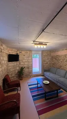 Ein Sitzbereich in der Unterkunft Villa Mediterrane - Apartment Bologne