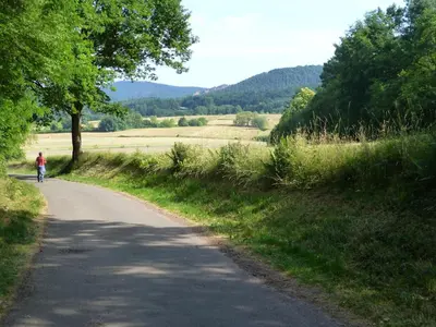 Naturlandschaft in der Nähe des Ferienhauses