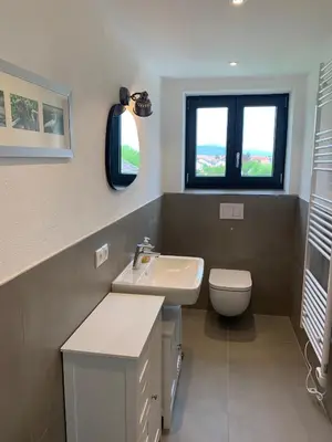Ein Badezimmer in der Unterkunft VineSinn