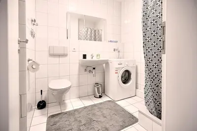 Ein Badezimmer in der Unterkunft LIV Design Apartments Ettlingen-Zentrum