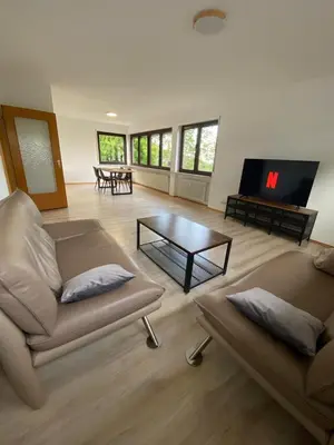 TV/Unterhaltungsangebot in der Unterkunft Waldzeit XL Apartment Natur und Self Check-in