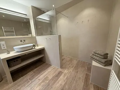 Ein Badezimmer in der Unterkunft Ferienhaus Bohnert