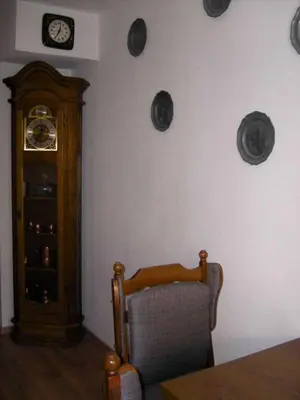 Ein Sitzbereich in der Unterkunft Haus Ellbogen