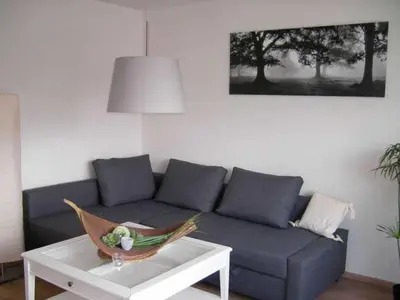 Ein Sitzbereich in der Unterkunft Haus Ellbogen