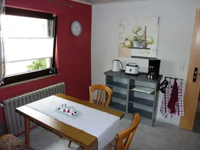 Küche/Küchenzeile in der Unterkunft Ferienwohnung Kraemer in Erbach