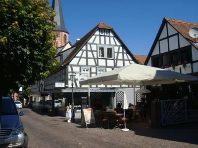 Das Gebäude in dem sich die Ferienwohnung befindet