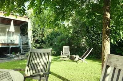 Ein Garten an der Unterkunft Ferienwohnung Guddat