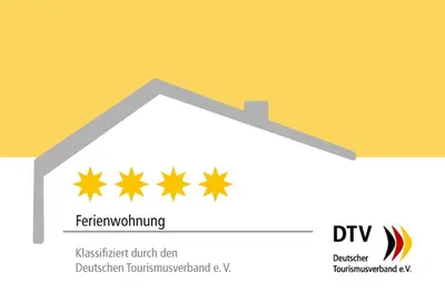 Ein Zertifikat, Auszeichnung, Logo oder anderes Dokument, das in der Unterkunft Gästehaus Braun ausgestellt ist