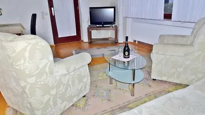 TV/Unterhaltungsangebot in der Unterkunft Gästehaus Braun
