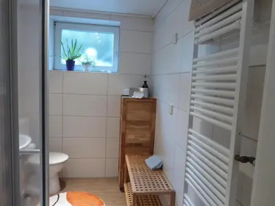 Ein Badezimmer in der Unterkunft Haus Meckbach