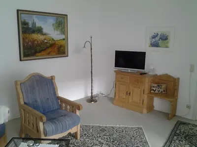 TV/Unterhaltungsangebot in der Unterkunft Ferienwohnung Christa Hahn