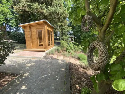 Ein Garten an der Unterkunft Villa Geisenhof