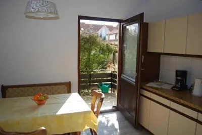 Küche/Küchenzeile in der Unterkunft Ferienhaus Kaffenberger