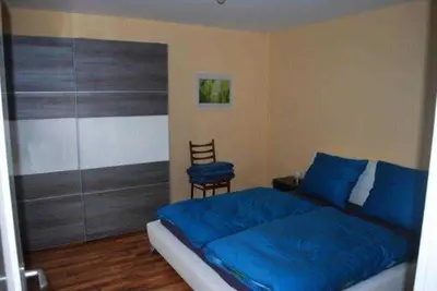 Ein Bett oder Betten in einem Zimmer der Unterkunft Ferienhaus Kaffenberger