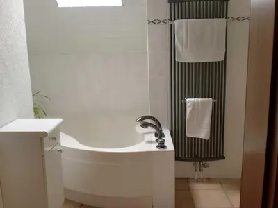 Ein Badezimmer in der Unterkunft Ferienwohnung Sylvia
