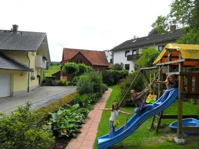 Ein Garten an der Unterkunft Ferienhof Christmann