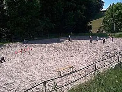 Naturlandschaft in der Nähe des Bauernhofs