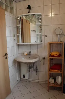 Ein Badezimmer in der Unterkunft Ferienwohnung Brigitte