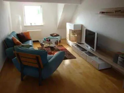 TV/Unterhaltungsangebot in der Unterkunft Ferienwohnung Schlossblick