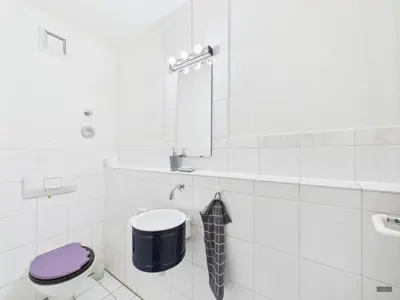 Ein Badezimmer in der Unterkunft Traumzeit Sky Lounge Marbach