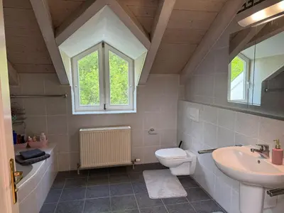 Ein Badezimmer in der Unterkunft Natur pur!