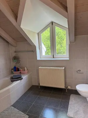Ein Badezimmer in der Unterkunft Natur pur!