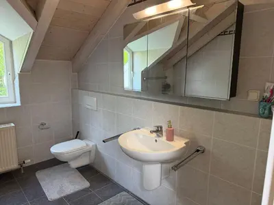 Ein Badezimmer in der Unterkunft Natur pur!