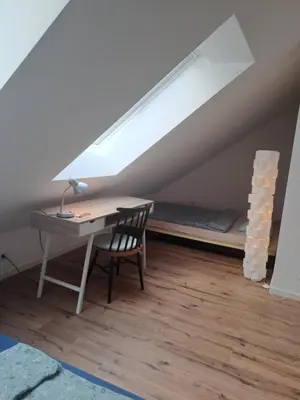 Ein Sitzbereich in der Unterkunft Rheinhessen-Loft