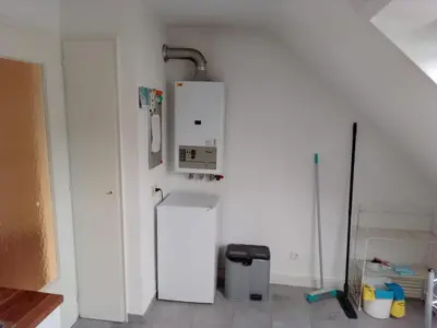 Küche/Küchenzeile in der Unterkunft 2-Zimmerwohnung in Durlach