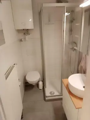 Ein Badezimmer in der Unterkunft 2-Zimmerwohnung in Durlach