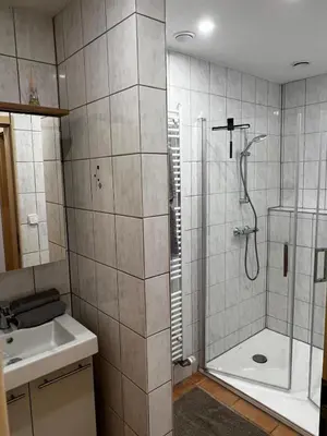 Ein Badezimmer in der Unterkunft Stadthaus Speyer - Fewo 70 qm