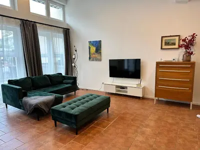 TV/Unterhaltungsangebot in der Unterkunft Stadthaus Speyer - Fewo 70 qm