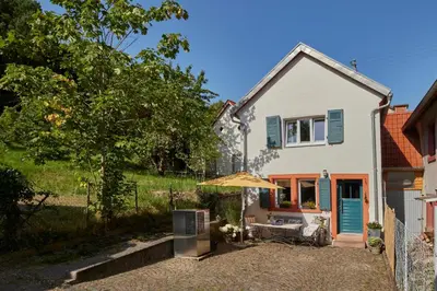 Ein Garten an der Unterkunft Molls Ferienhäusel