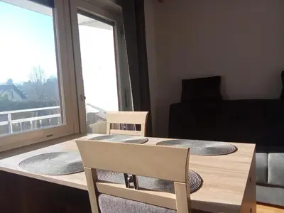 Ein Sitzbereich in der Unterkunft Komplette Wohnung Schwarzwaldpforte Casa BaLi direkte Buchung möglich keine Freigabe mehr erforderlich