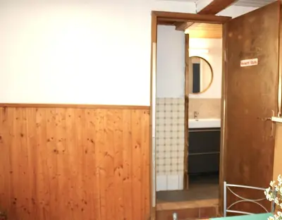 Ein Badezimmer in der Unterkunft Apartment Ferienwohnung Landliebe