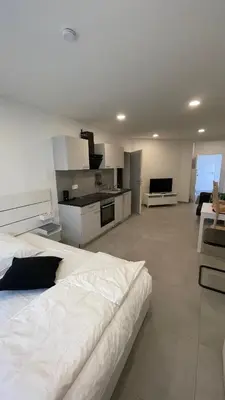 Küche/Küchenzeile in der Unterkunft Boardinghouse Living