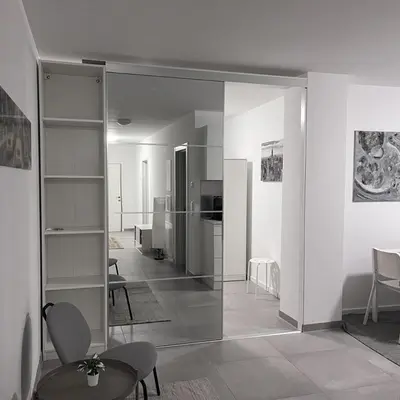 Küche/Küchenzeile in der Unterkunft Modern and Cozy Apartment in Heilbronn