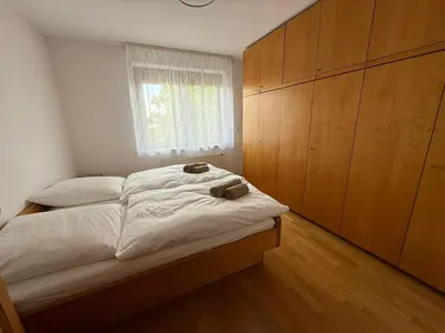 Ein Bett oder Betten in einem Zimmer der Unterkunft Ferienhaus Barbara