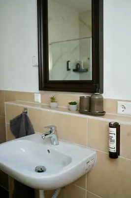 Ein Badezimmer in der Unterkunft PrimeBnb Schönbrunn